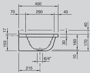 FRANKE SATURN RIGOLES - BROCHURE - Lavabo rigole ECO400CS en acier au chrome F17 - 6