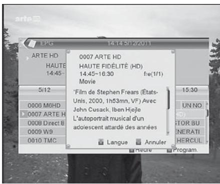 METRONIC ZAPBOX HD-Z3 IP - - Guía electrónica de programas (EPG) - 2