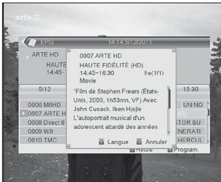 METRONIC ZAPBOX HD-Z3 IP - - Guida elettronica dei programmi (EPG) - 2