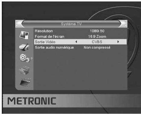 METRONIC ZAPBOX HD-Z3 IP - - Regolazioni dello schermo - 1