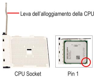 GIGABYTE GA-Z87X-UD3H - Installazione di una CPU AMD (saltare esta fase se la schedà madre ha una CPU integrata) - 1