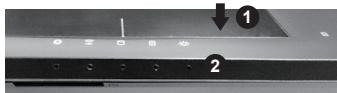 GIGABYTE P57X V7 C32W10-FR - 上視圖 - 3