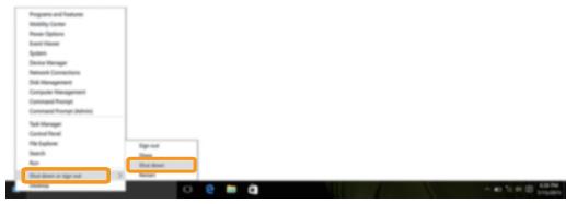 LENOVO MIIX 310 - Shutting down the computer - 2