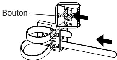 HITACHI 55F501HK2W64 - Comment serrer le serre-câbles: - 2