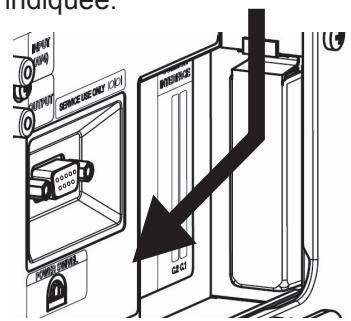 HITACHI 55F501HK2W64 - Retirez le couvercle du logement de la fente - 1