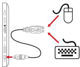 MEMUP SLIDEPADNG 9708 8GO - Connecter un clavier - 1