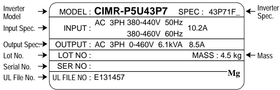 YASKAWA VS-616P5 - Receiving - 1
