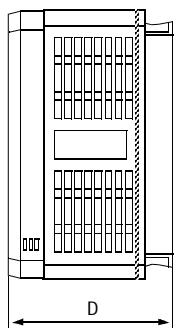 YASKAWA VS-616P5 - Dimensions/Heat Loss - 2
