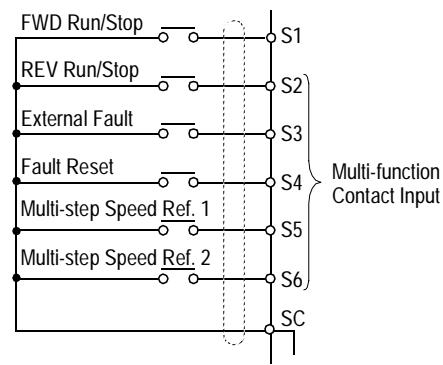 YASKAWA VS-616P5 - 4-step speed selection - 1