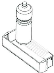 BRANDT BFA673YNX - Bottle holder operation - 1