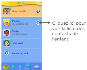 VTECH STORIO MAX 5 - - Voir les contacts de votre enfant - 1