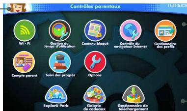 VTECH STORIO MAX 5 - Contrôles parentaux - 1