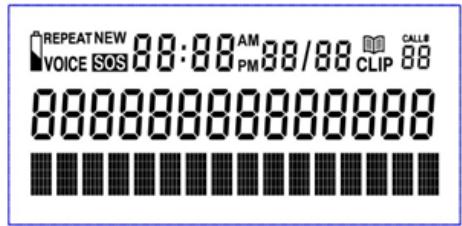 TELEFUNKEN TF591 - PHONE DISPLAY - 1