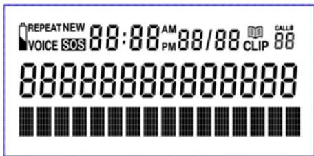 TELEFUNKEN TF591 - DISPLAY DEL TELEFONO - 1