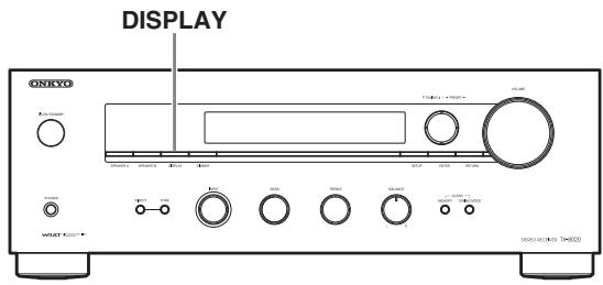 ONKYO TX-8020 - Visualización de texto de radio (RT) - 1