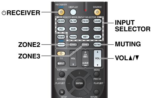 ONKYO TX-NR717 - Utilisation sur la télécommande - 1