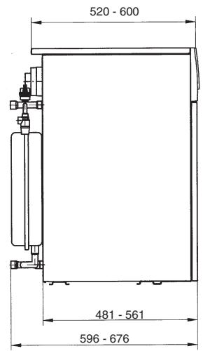 DEVILLE GALEA 22 VE V 22 KW - Encombrement chaudières - 1