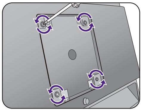 BENQ XL2411T - Retirez le couvercle arrière. - 2