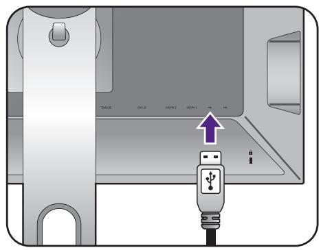 BENQ XL2411T - Connexion de l'alimentation et mise sous tension. - 2