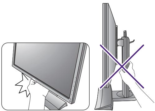 BENQ XL2411T - Ajuster la hauteur du moniteur - 2