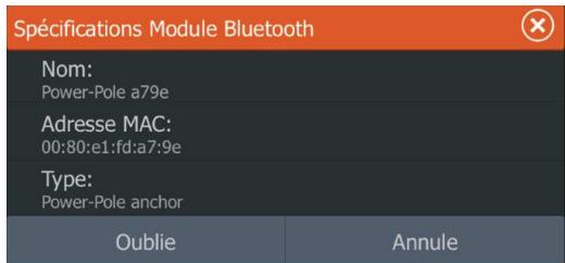 LOWRANCE ELITE 5 - Couplage d'appareils bluetooth - 2