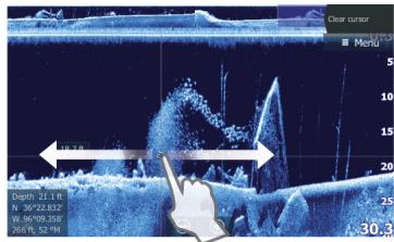 LOWRANCE ELITE 5 - Visualisation de l'histoire structurescan - 2