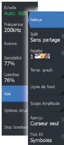 LOWRANCE ELITE 5 - Options d'affichage partagé - 2