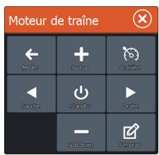 LOWRANCE ELITE 5 - Contrôle de la vitesse du moteur de trainé - 2