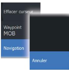 LOWRANCE ELITE 5 - Création d'un waypoint homme à la mer - 1