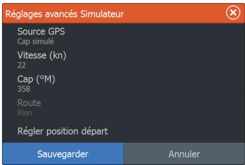 LOWRANCE ELITE 5 - Réglages avancés simulateur - 1