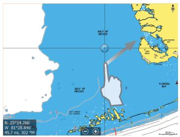 LOWRANCE ELITE 5 - Fonction d'assistance du curseur - 1