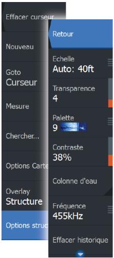 LOWRANCE ELITE 5 - Utilisation de structuremap avec des relevés cartographiques - 1