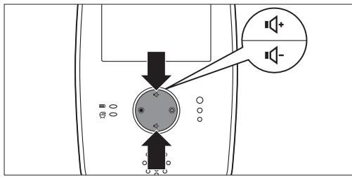 PHILIPS AVENT SCD 603 - Réglage du volume du haut-parleur - 1