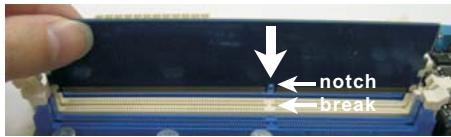 ASROCK H61M-GE - Installing a DIMM - 3