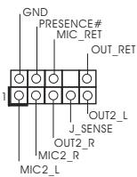 ASROCK H61M-GE - Conector de audio de - 1