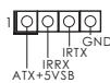 ASROCK H61M-GE - 消費性紅外線模組插座 - 1