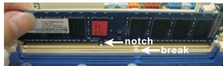 ASROCK H61M-GE - Installing a DIMM - 5