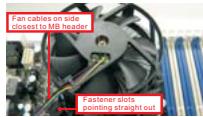 ASROCK H61M-GE - Installation of CPU Fan and Heatsink - 2