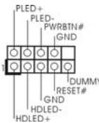 ASROCK H61M-GE - 系統面板接頭 - 1