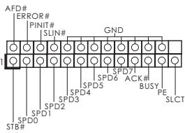 ASROCK H61M-GE - Cabecera de puerto de impresora - 1