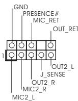 ASROCK H61M-GE - Anschluss für Audio auf der Gehäusevorderseite - 1