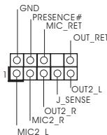 ASROCK H61M-GE - Connettore audio sul pannello frontale - 1