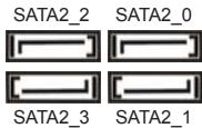 ASROCK H61M-GE - Serial ATAII Connectors - 1