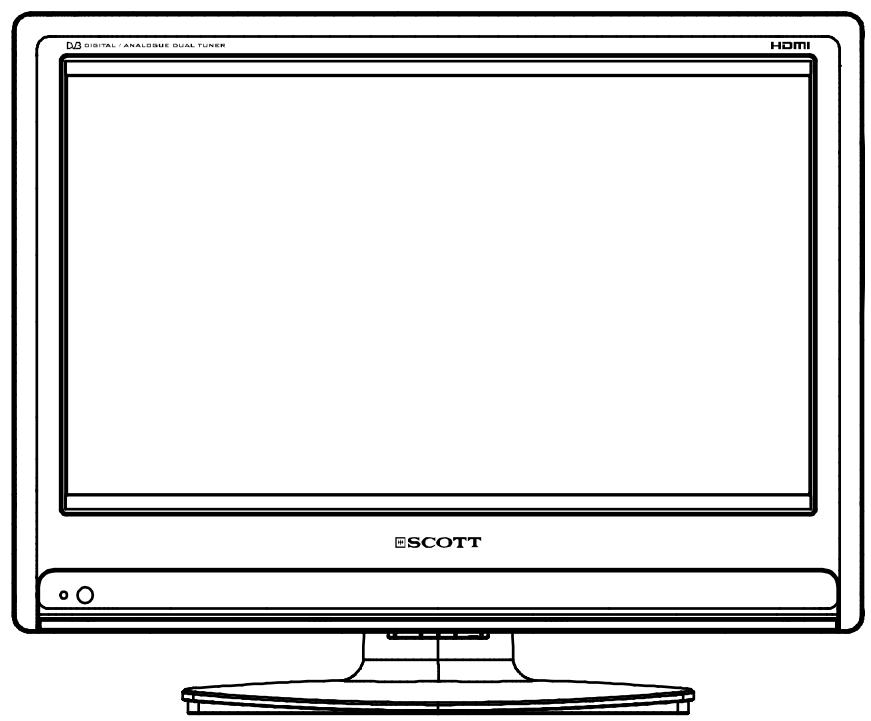 SCOTT X 150 - Combo TV LCD 15”/19”/21.6” y reproductor de DVD - 1