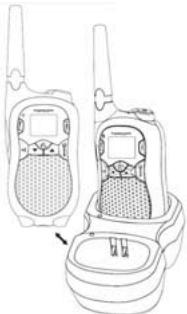 TOPCOM TWINTALKER 5010 - Charging batteries - 1