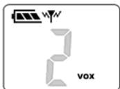 TOPCOM TWINTALKER 5010 - Ajustar o;nivel de iVOX - 1