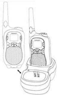 TOPCOM TWINTALKER 5010 - Carga de las pilas - 1