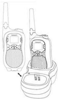 TOPCOM TWINTALKER 5010 - Batterijen opladen - 1
