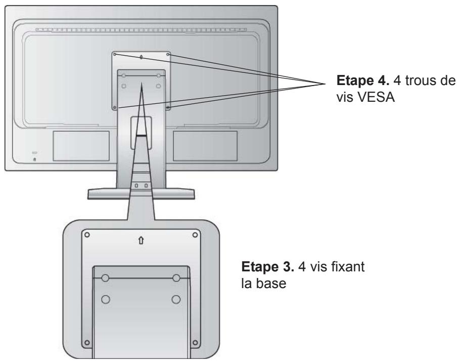 VIEWSONIC TD2220 - Installation du support mural (optionnel) - 2