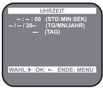 MARMITEK TLV9600 - Einstellung der Uhrzeit - 3